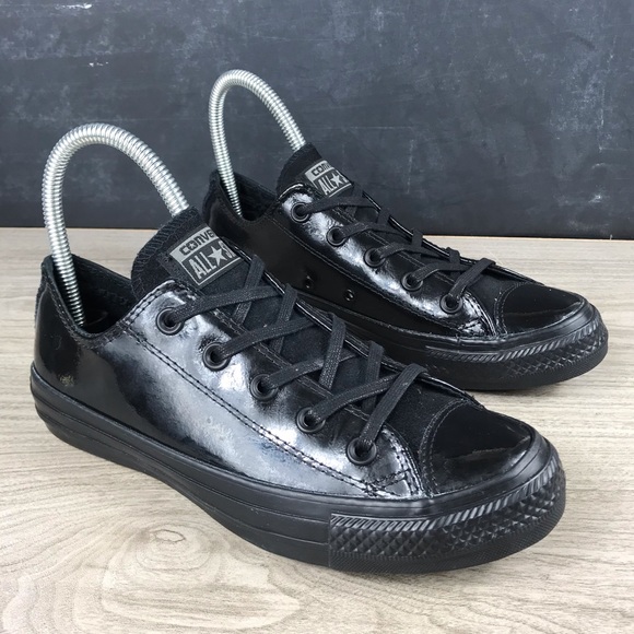 converse patent leather sneakers
